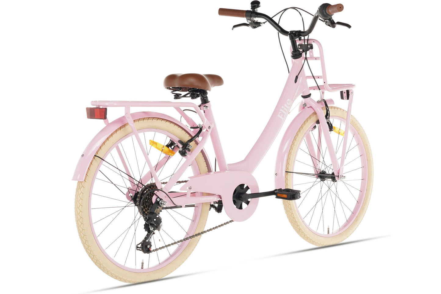 Elite Meisjesfiets 22 inch - 7 Versnellingen - Roze