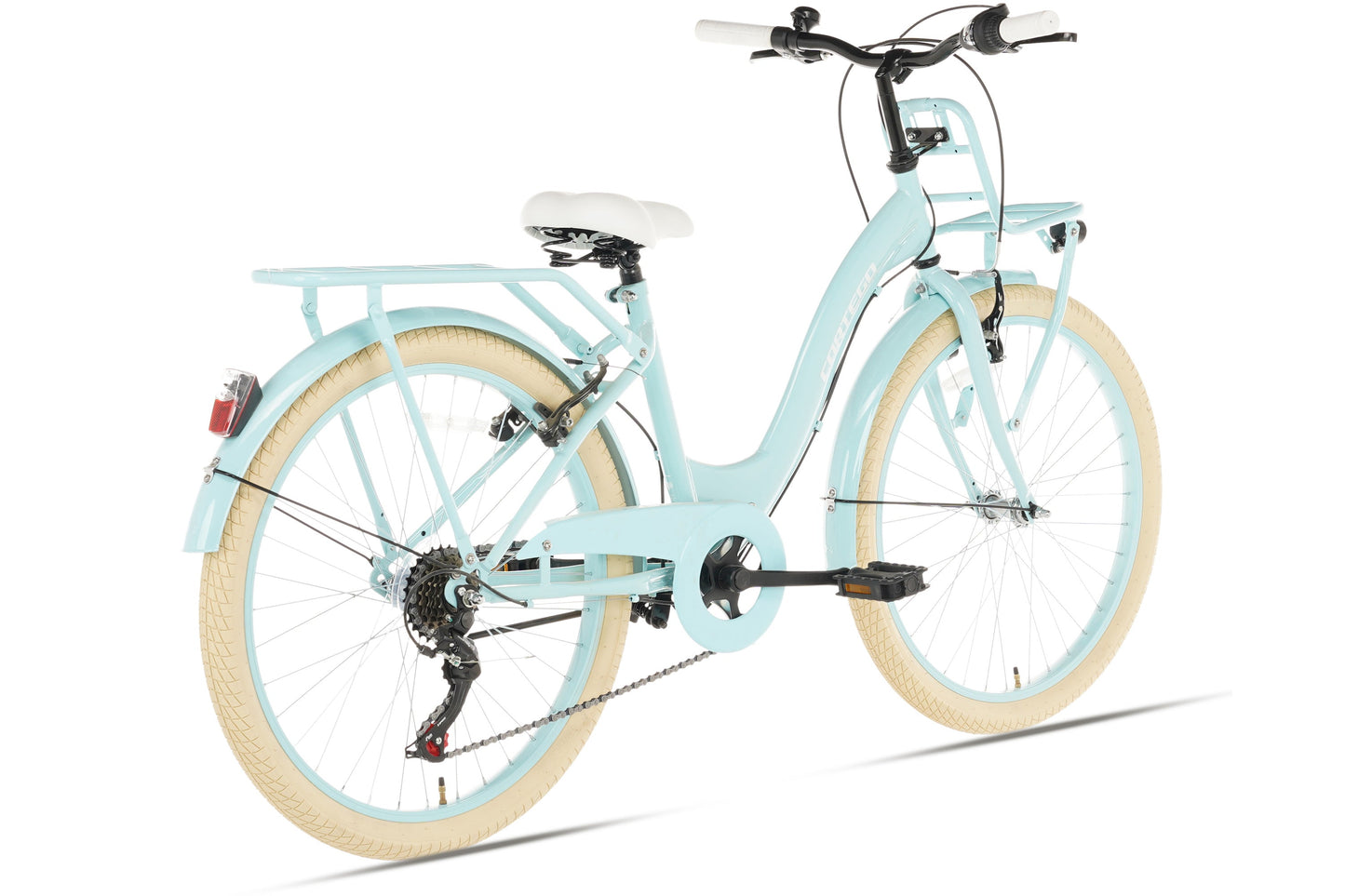 Flora Meisjesfiets 24 inch - 6 Versnellingen - Blauw