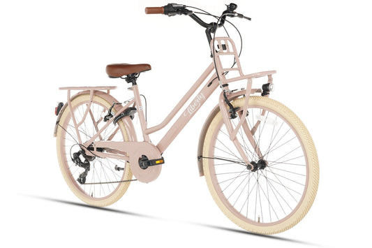 Liberty D7 Mädchenfahrrad 26 Zoll - 7 Gänge - Lachs