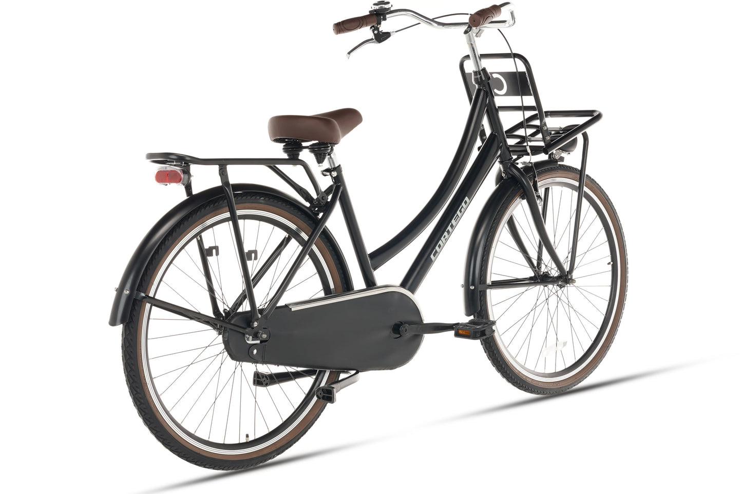 Cargo Mädchenfahrrad 26 Zoll - Mattschwarz