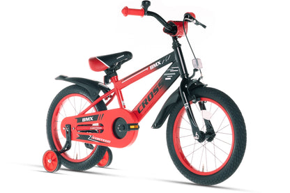 BMX Cross Jungenfahrrad Rot 16 Zoll