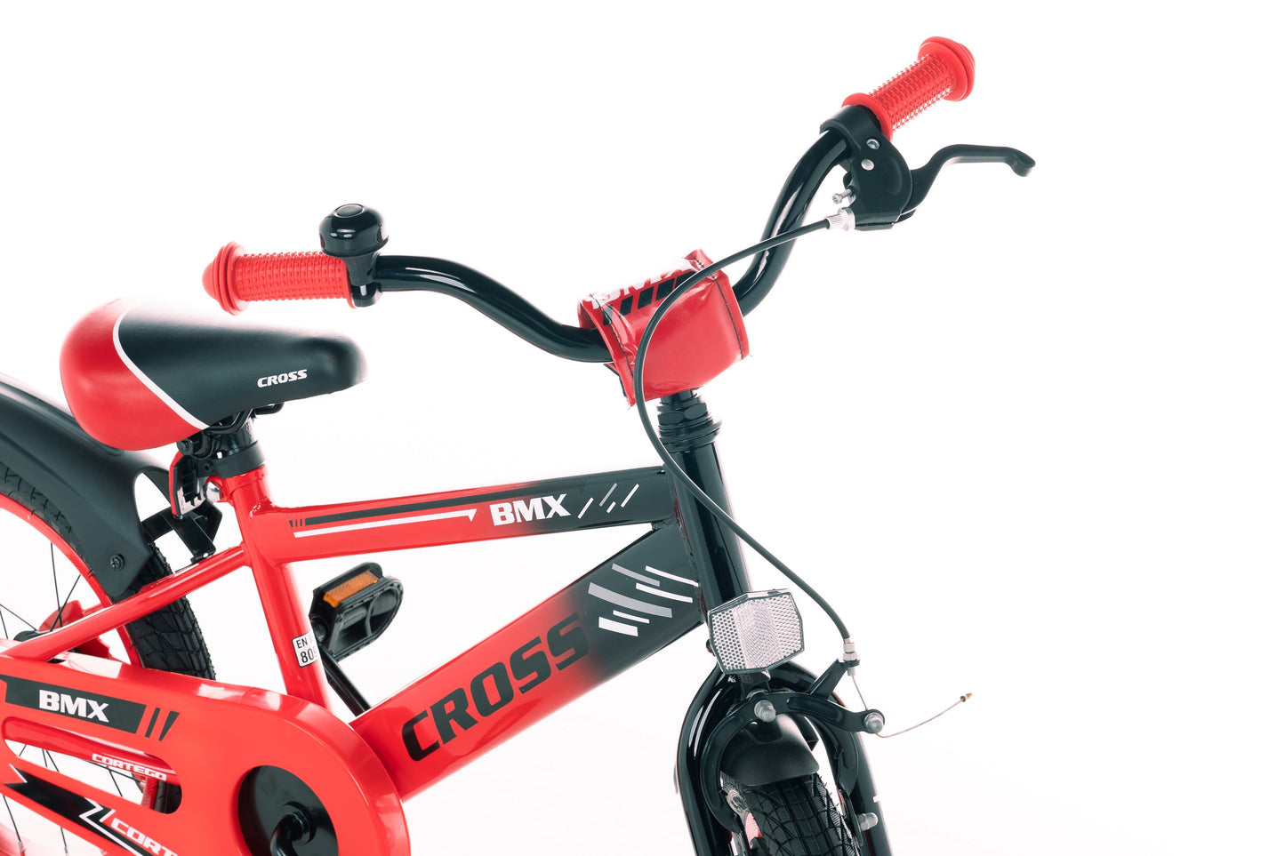 BMX Cross Jungenfahrrad Rot 16 Zoll