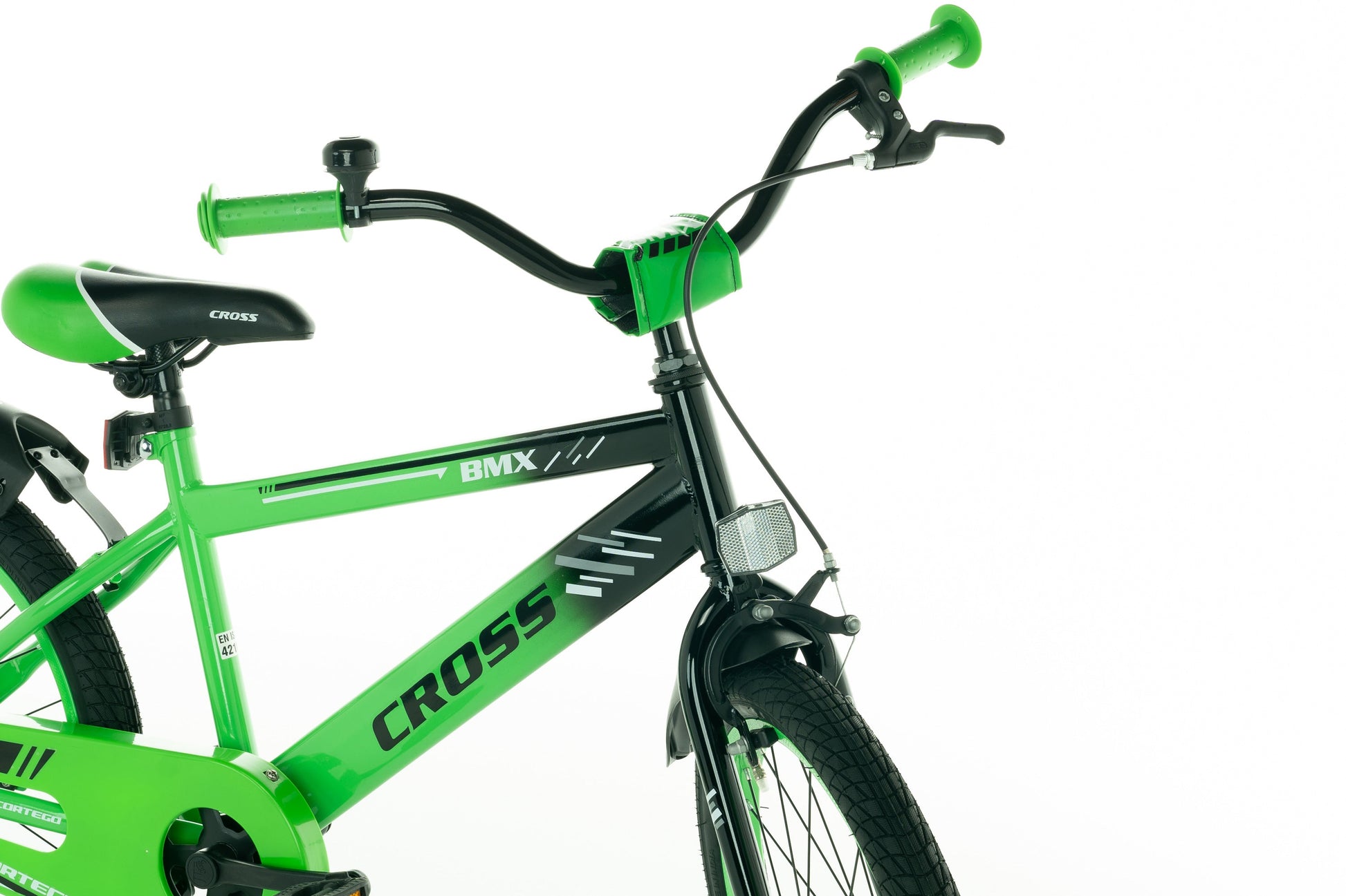 kinderfahrrad 22 zoll alter Jungenfahrrad 22 Zoll BMX Cross - Grün - Kinderfahrrad