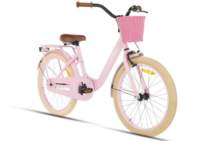 Excellent Mädchenfahrrad Rosa 22 Zoll + Korb