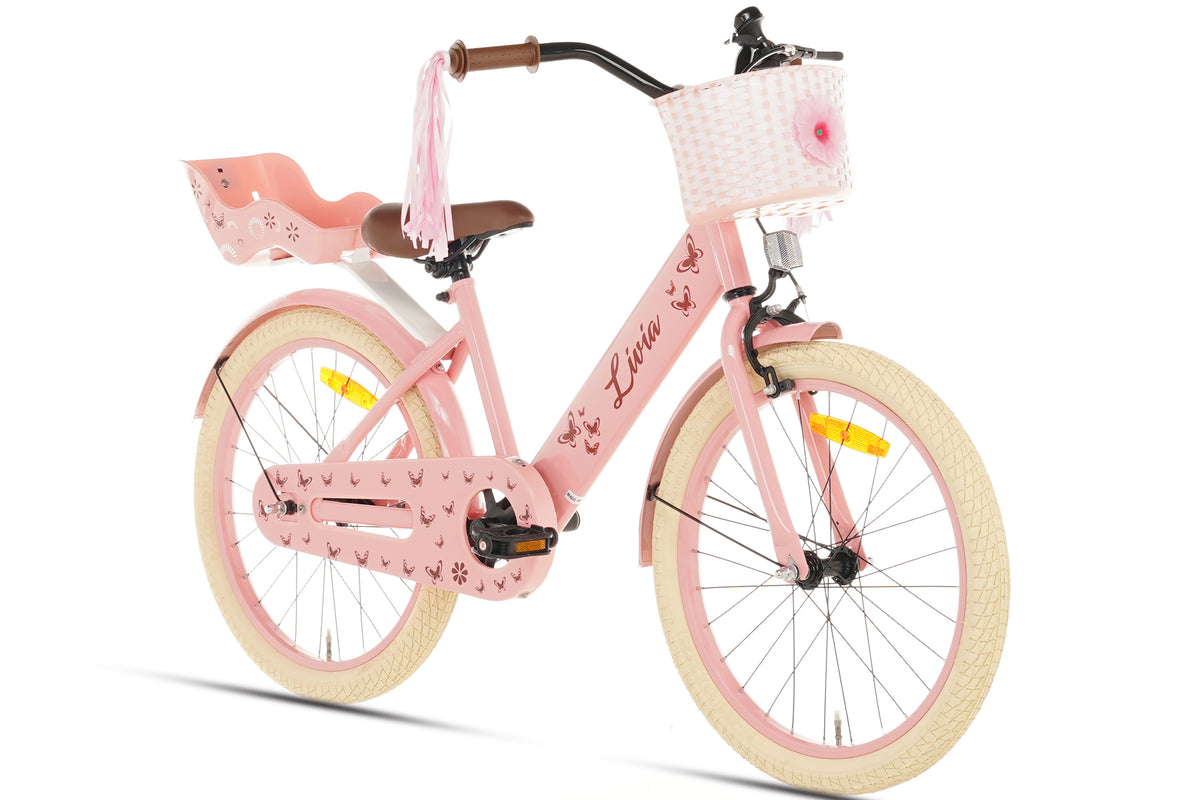 Livia Meisjesfiets Roze 20 inch