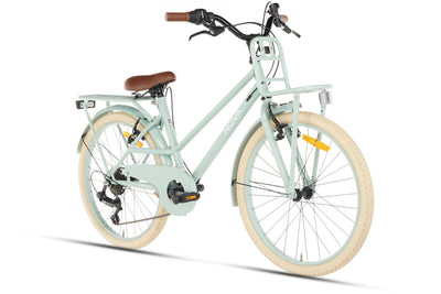 Nova Mädchenfahrrad 22 Zoll - 7 Gänge - Grün