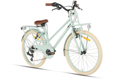 Nova Mädchenfahrrad 22 Zoll - 7 Gänge - Grün