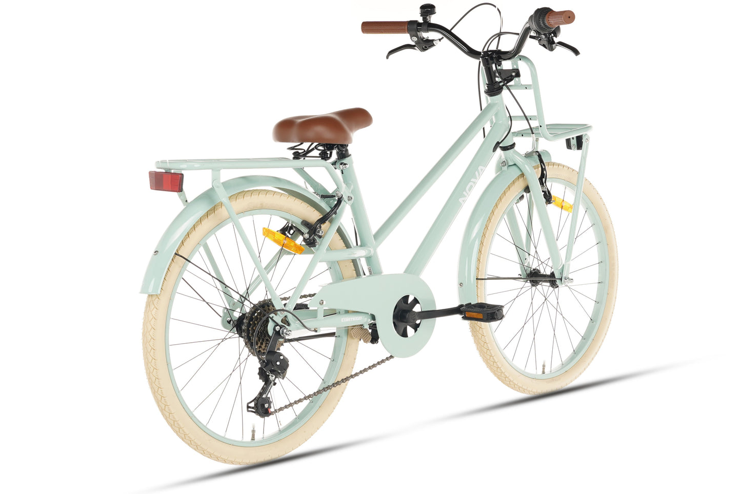 Nova Mädchenfahrrad 22 Zoll - 7 Gänge - Grün