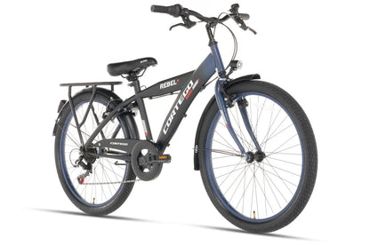 Rebel Jungenfahrrad 26 Zoll Blau - 6 Gänge