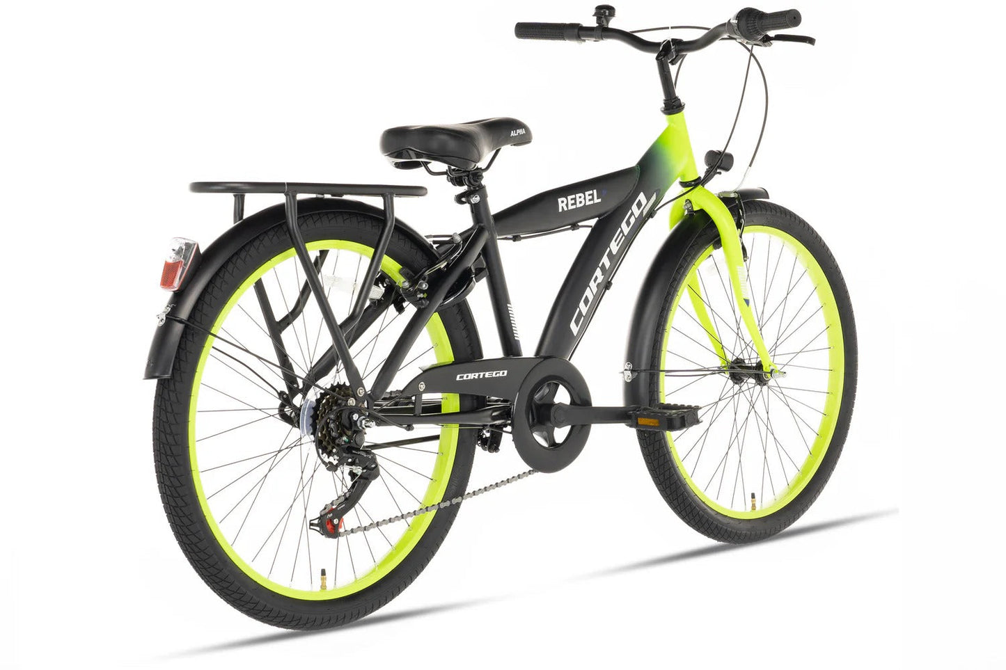 Rebel Jungenfahrrad 26 Zoll Lime - 6 Gänge