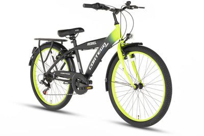 Rebel Jongensfiets 22 Inch Lime - 6 Versnellingen