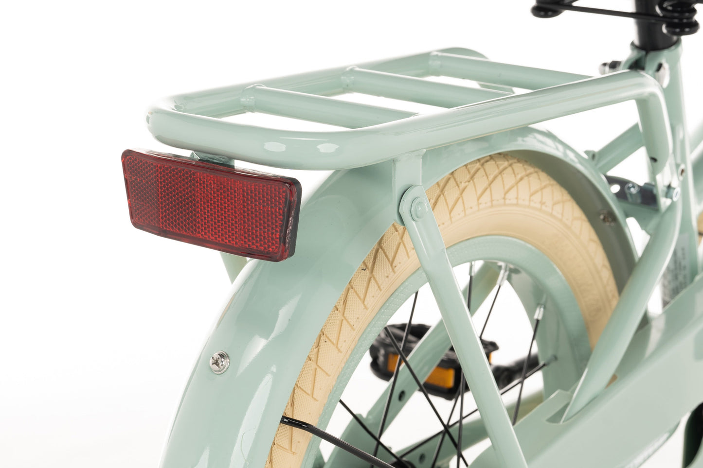 Liberty girls' bicycle Green 14 inch + basket