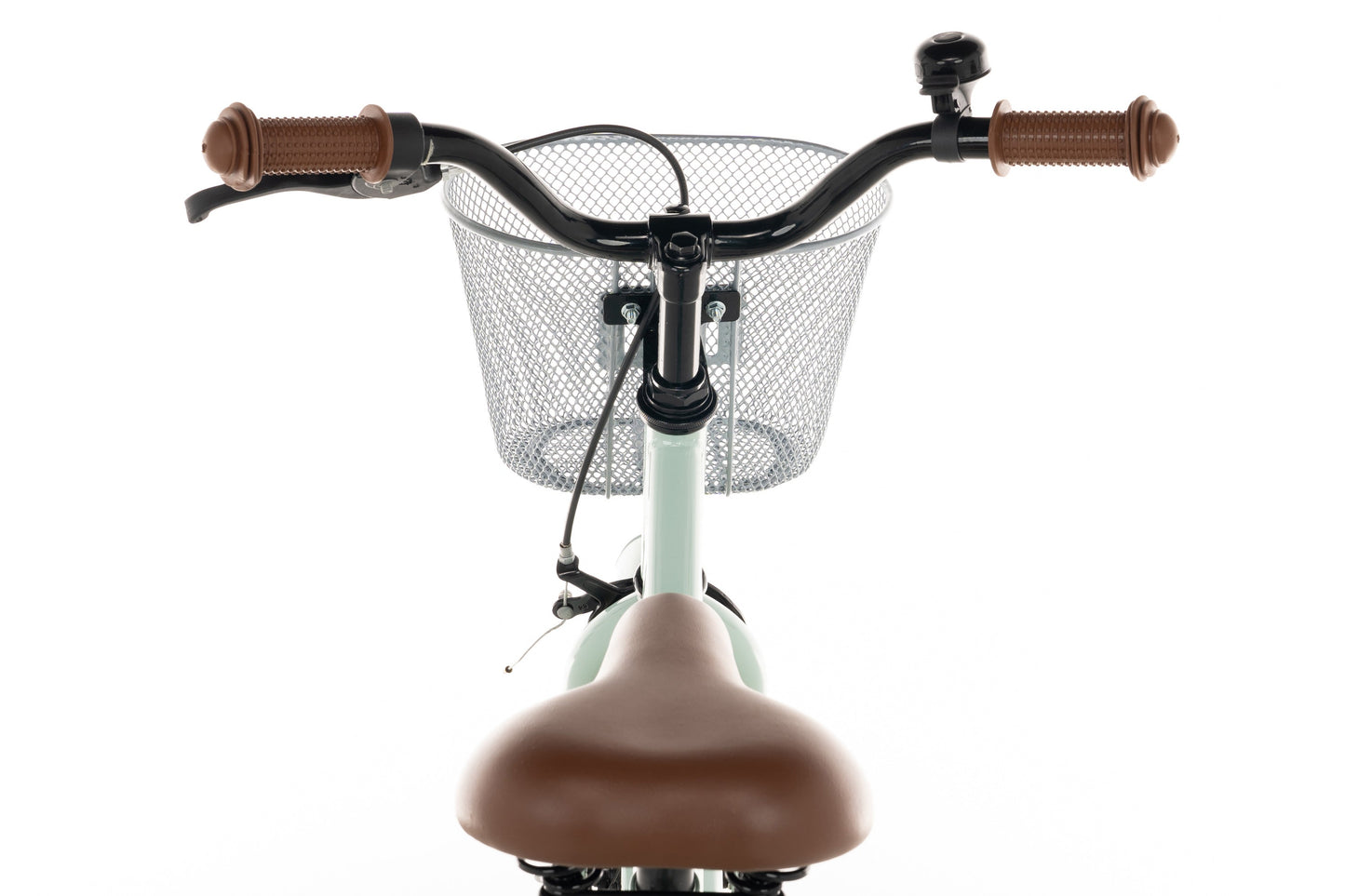 Liberty girls' bicycle Green 14 inch + basket