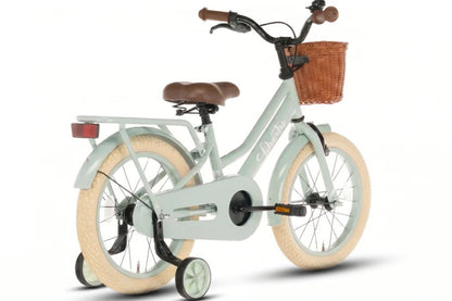 Liberty Mädchenfahrrad Grün 16 Zoll + Korb