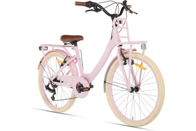 Elite Mädchenfahrrad 22 Zoll - 7 Gänge - Rosa