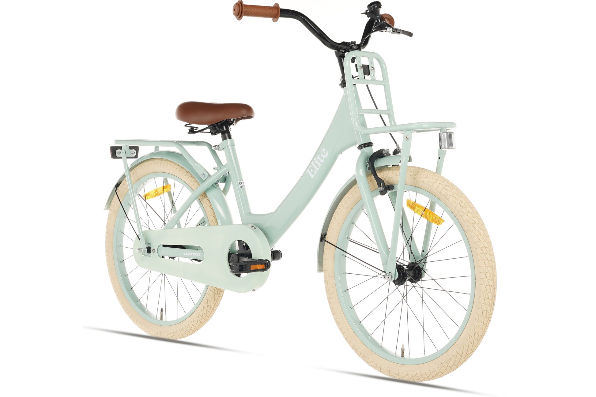 kinderfahrrad 22 zoll mit gangschaltung Mädchenfahrrad 22 Zoll - Elite - Kinderfahrrad - Grün - 6-8 Jahre
