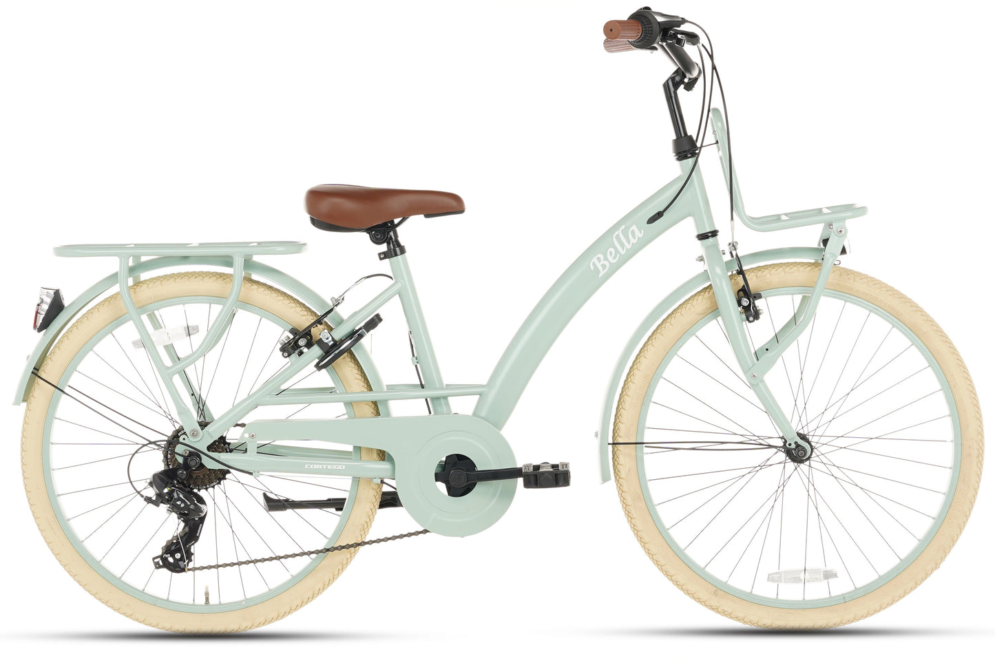 Bella Meisjesfiets 26 inch - 7 Versnellingen - Groen
