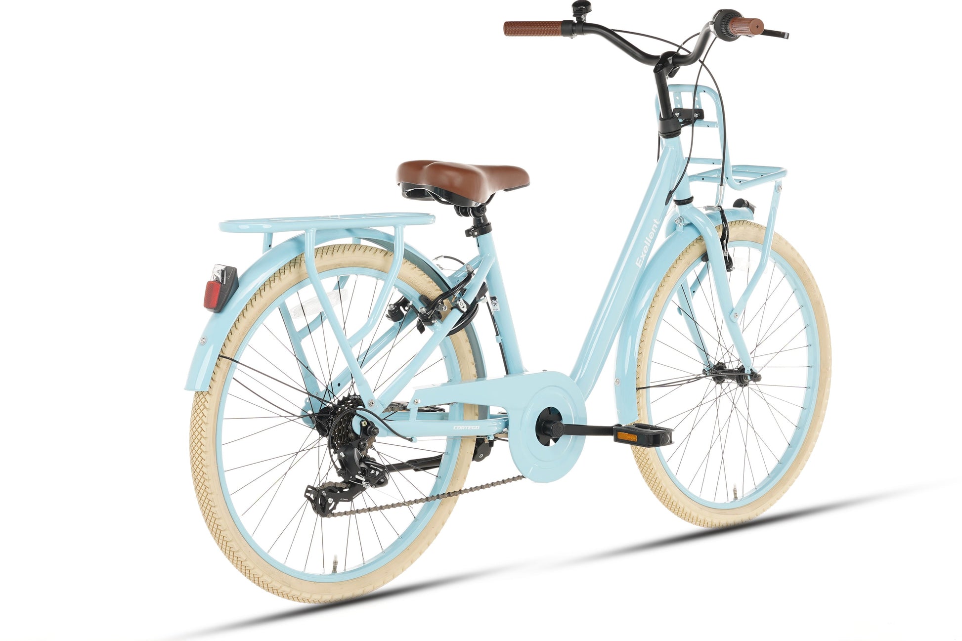 puppensitz fahrrad decathlon Transportrad 24 Zoll Mädchenrad - 7 Gänge - Blau