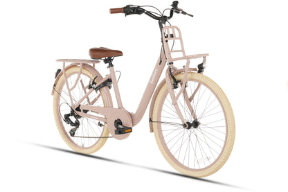 Excellent Meisjesfiets 26 inch - 7 Versnellingen - Zalm
