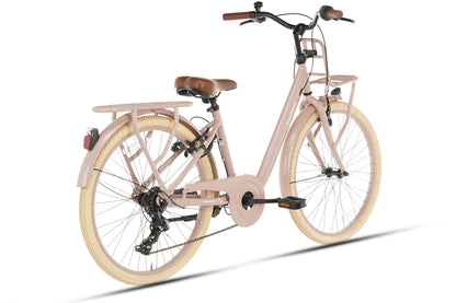 Excellent Meisjesfiets 26 inch - 7 Versnellingen - Zalm