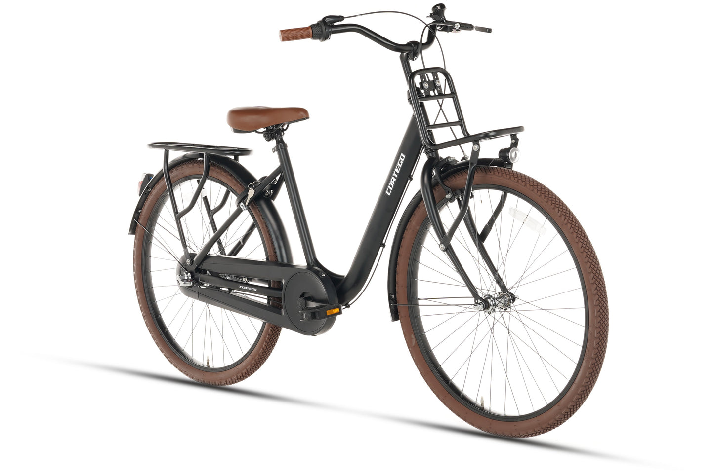 Excellent Mädchenfahrrad 26 Zoll - 3 Gänge - Mattschwarz