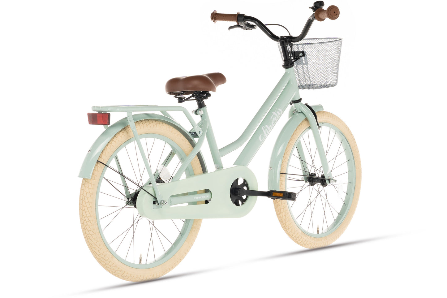 Liberty girls' bicycle Green 20 inch + basket