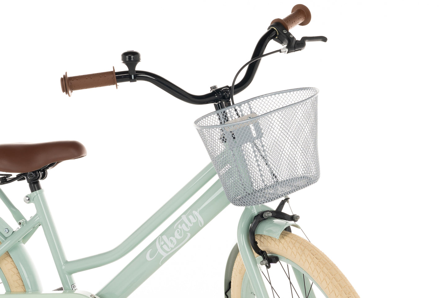 Liberty girls' bicycle Green 20 inch + basket