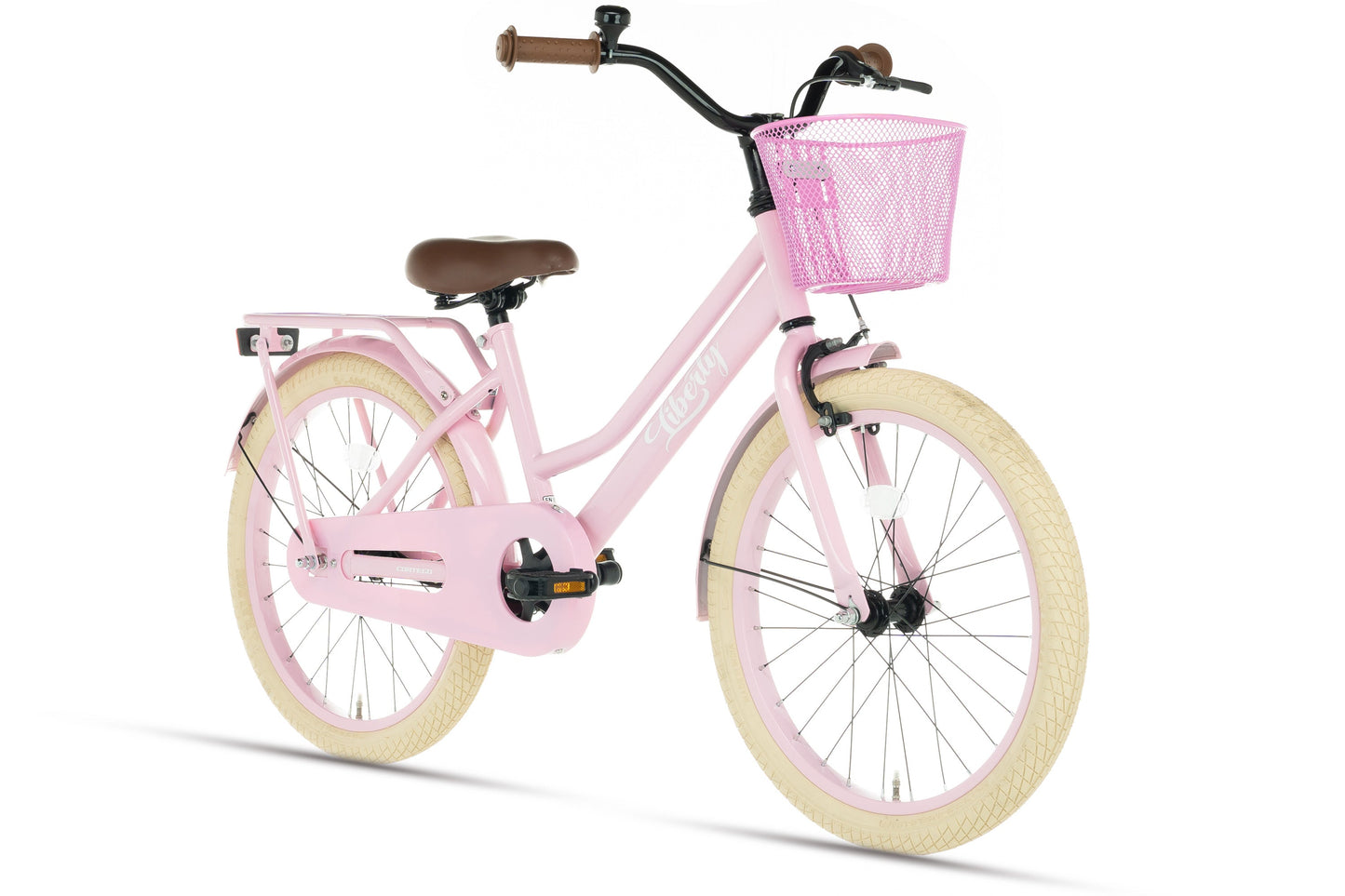 Liberty girls' bicycle Pink 18 inch + basket