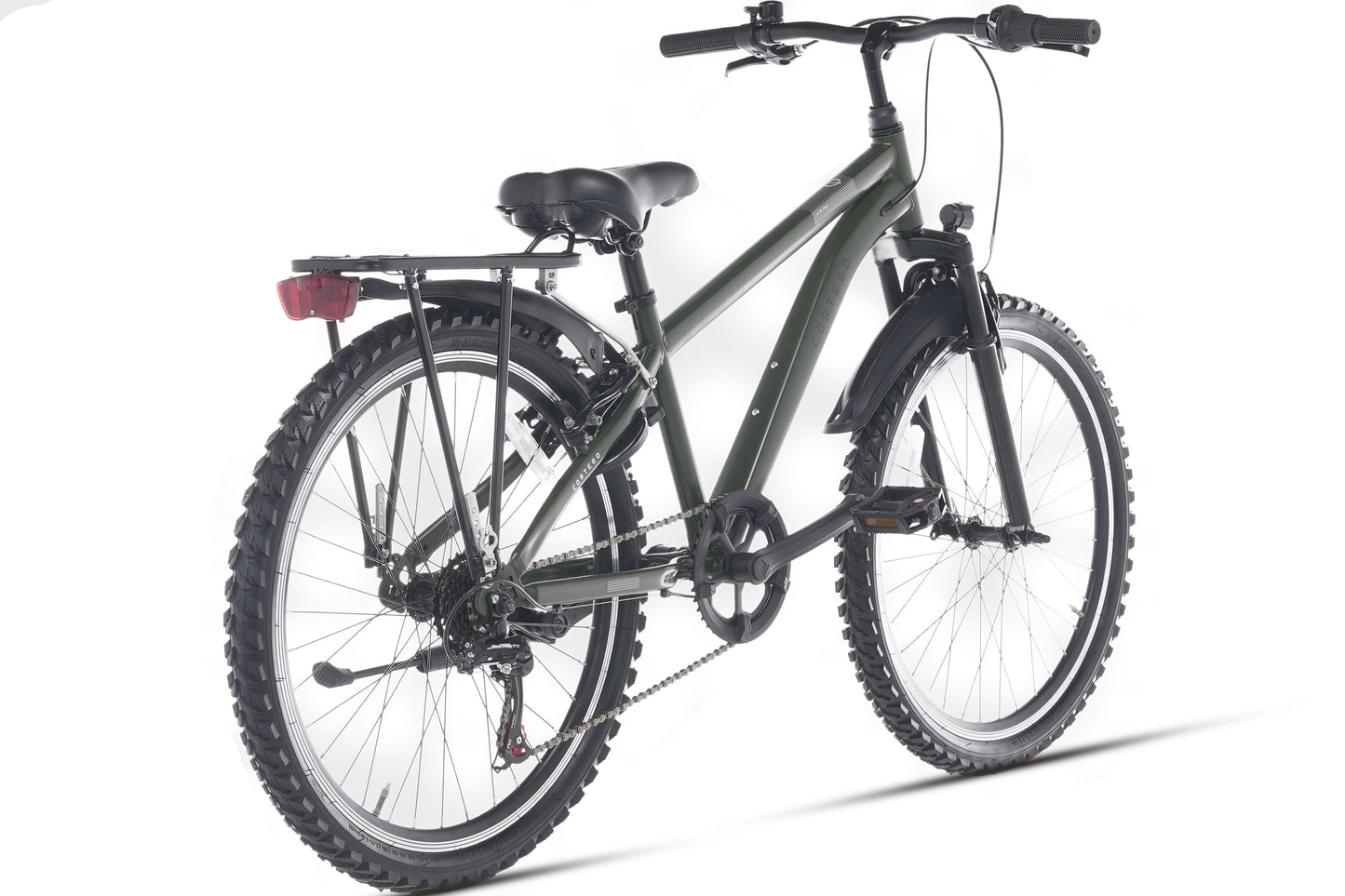 Ranger Plus 7-speed Jongensfiets 24 inch Leger groen