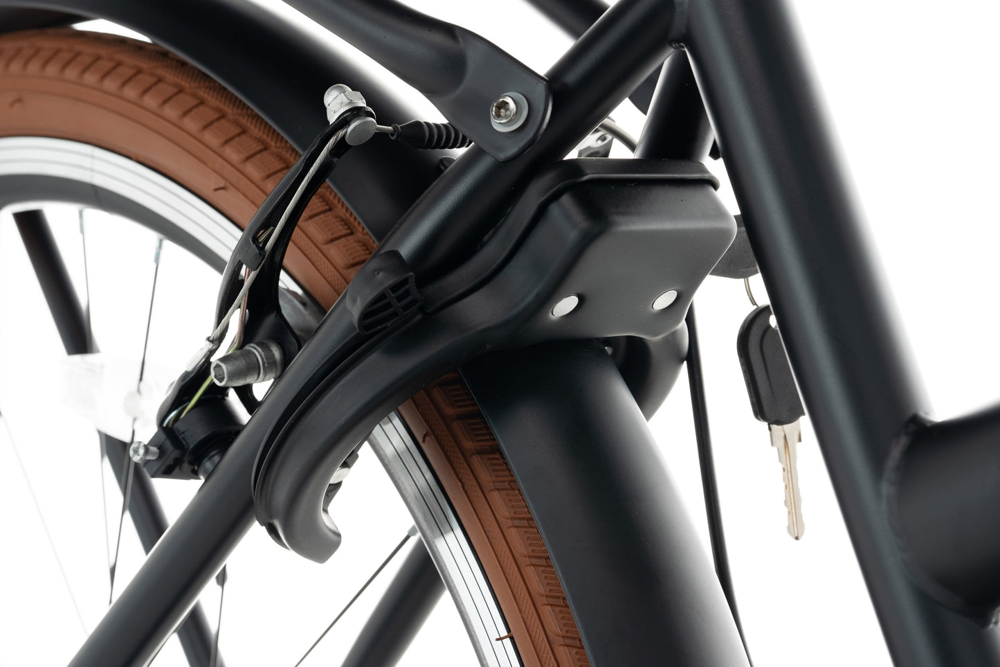 Transporter Mädchenfahrrad 24 Zoll - 7 Gänge - Mattschwarz