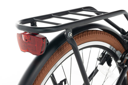 Transporter Mädchenfahrrad 26 Zoll Mattschwarz
