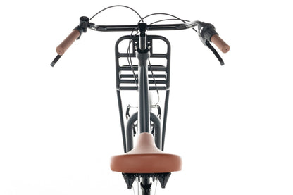 Transporter Mädchenfahrrad 26 Zoll - 7 Gänge - Mattschwarz