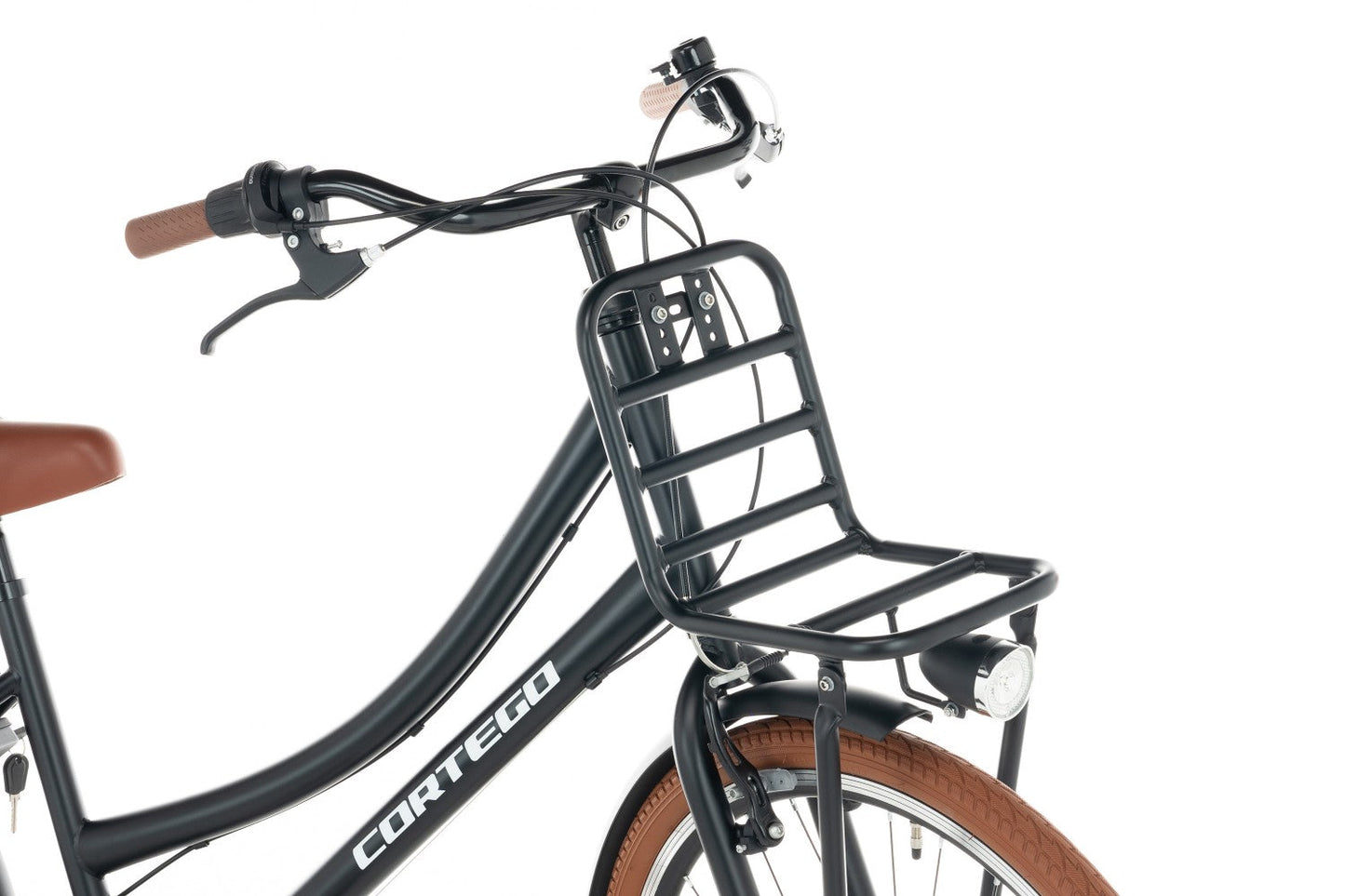 Transporter Mädchenfahrrad 26 Zoll - 7 Gänge - Mattschwarz