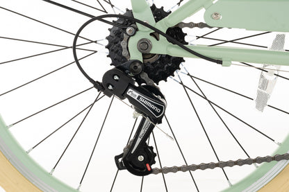 Transporter Mädchenfahrrad 26 Zoll - 7 Gänge - Grün