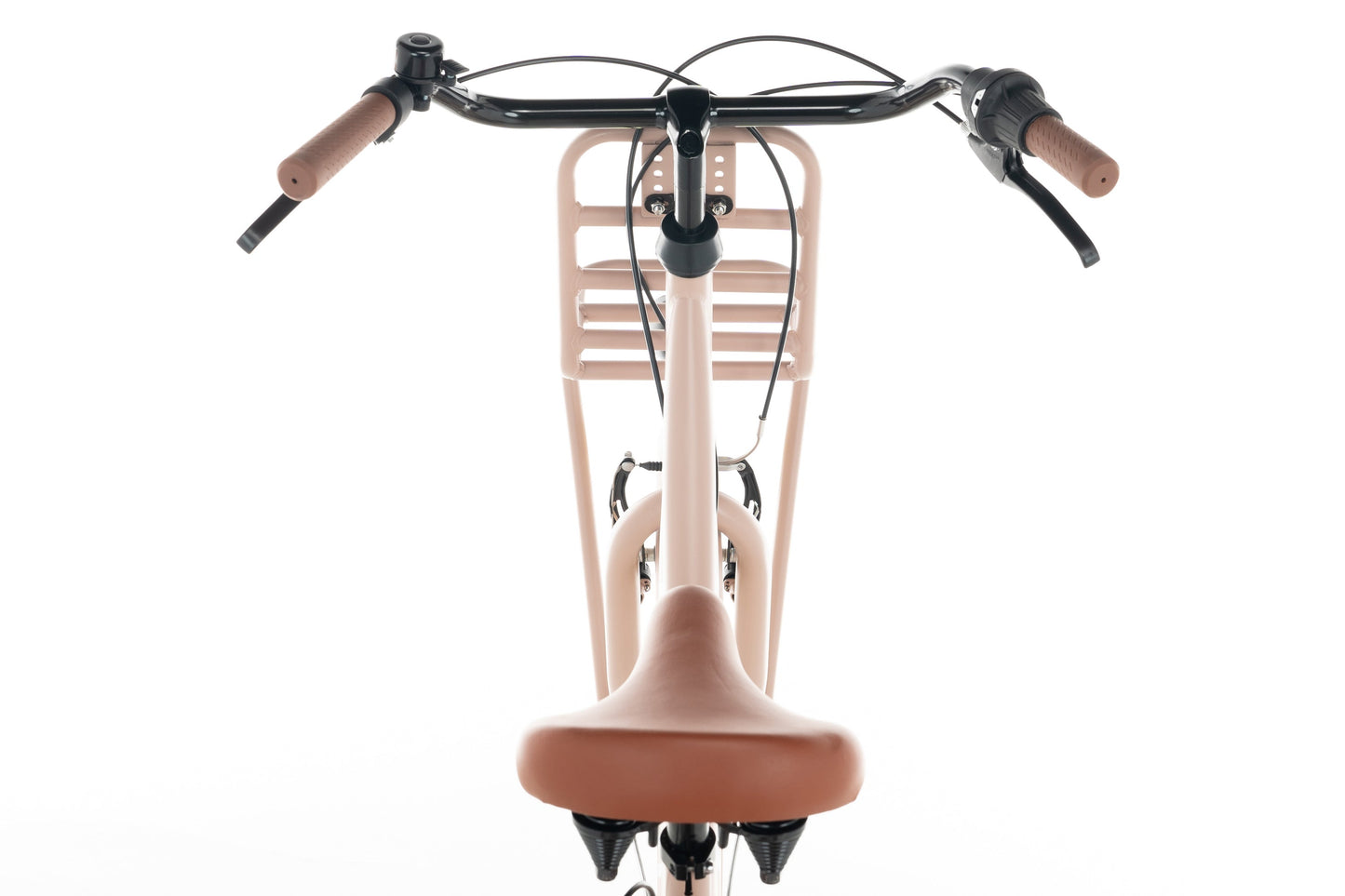 Transporter Mädchenfahrrad 24 Zoll - 7 Gänge - Lachs