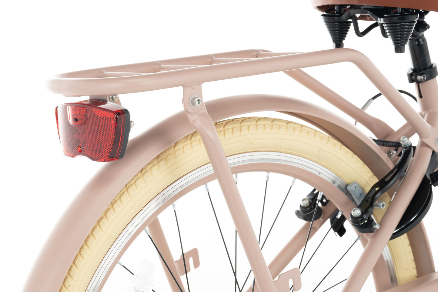 Transporter Mädchenfahrrad 24 Zoll - 7 Gänge - Lachs