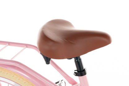 Transporter Mädchenfahrrad 22 Zoll - 7 Gänge - Rosa
