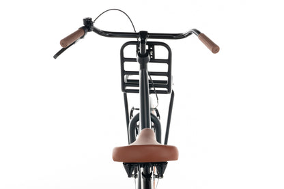 Transporter Mädchenfahrrad 26 Zoll Mattschwarz