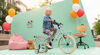 Liberty meisjesfiets Groen 12 inch