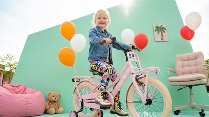 Liberty meisjesfiets Roze 14 inch