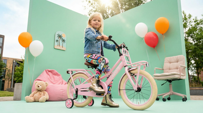 Liberty Mädchenfahrrad Pink 16 Zoll