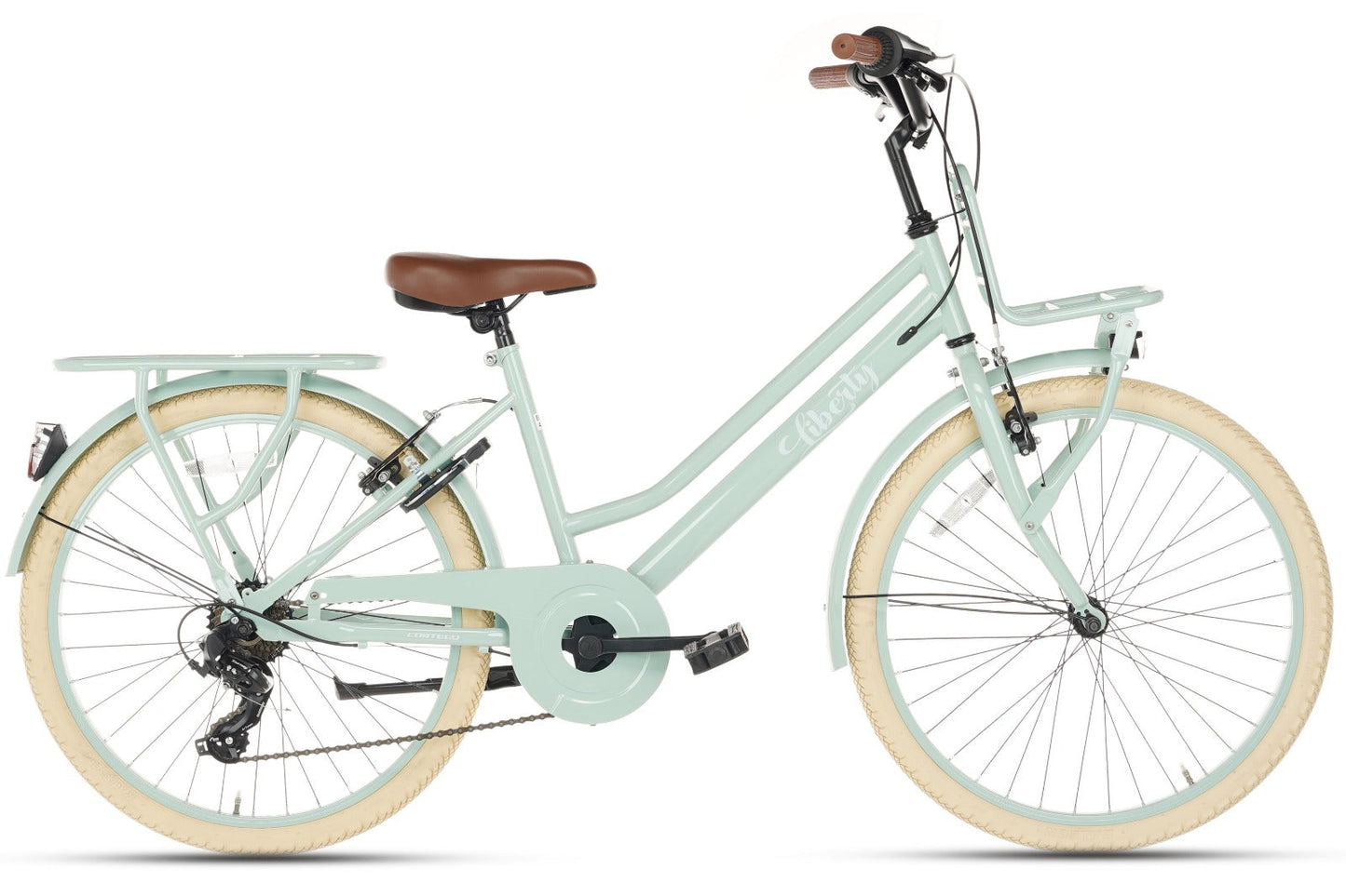 Liberty D7 Mädchenfahrrad 24 Zoll - 7 Gänge - Grün