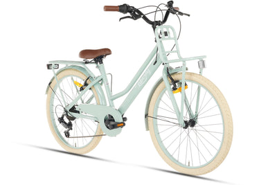 Liberty D7 Mädchenfahrrad 22 Zoll - 7 Gänge - Grün