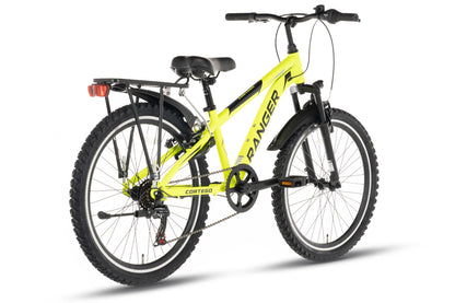 Ranger Plus 7-speed boys' bicycle 24 inch fluorescent yellow