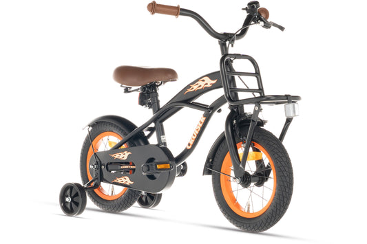 Cruiser Jungenfahrrad Orange 14 Zoll