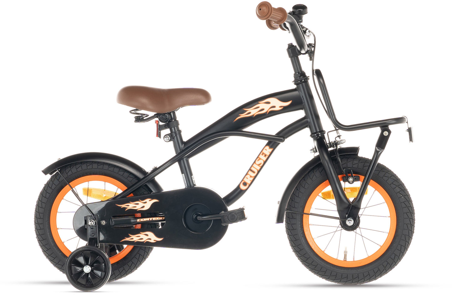 Cruiser Jongensfiets Oranje 14 Inch
