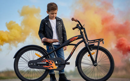 Cruiser Jongensfiets Zwart 22 Inch