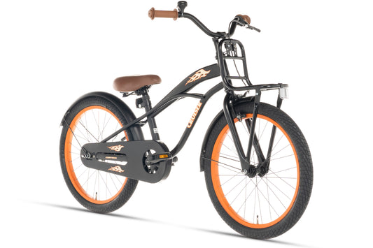 Cruiser Jungenfahrrad Orange 20 Zoll