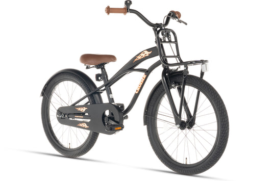 Cruiser Jungenfahrrad Schwarz 20 Zoll