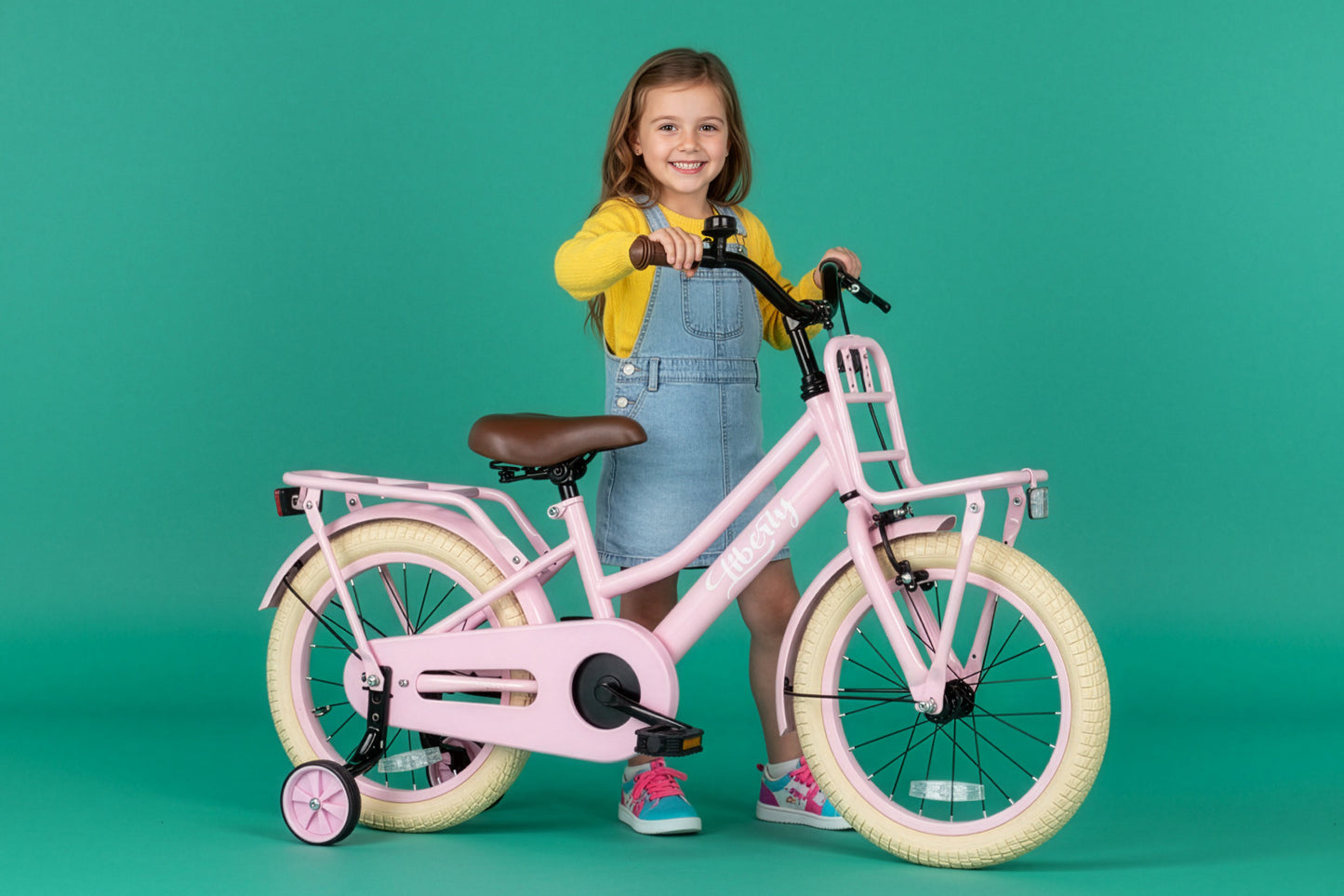 Liberty meisjesfiets Roze 14 inch